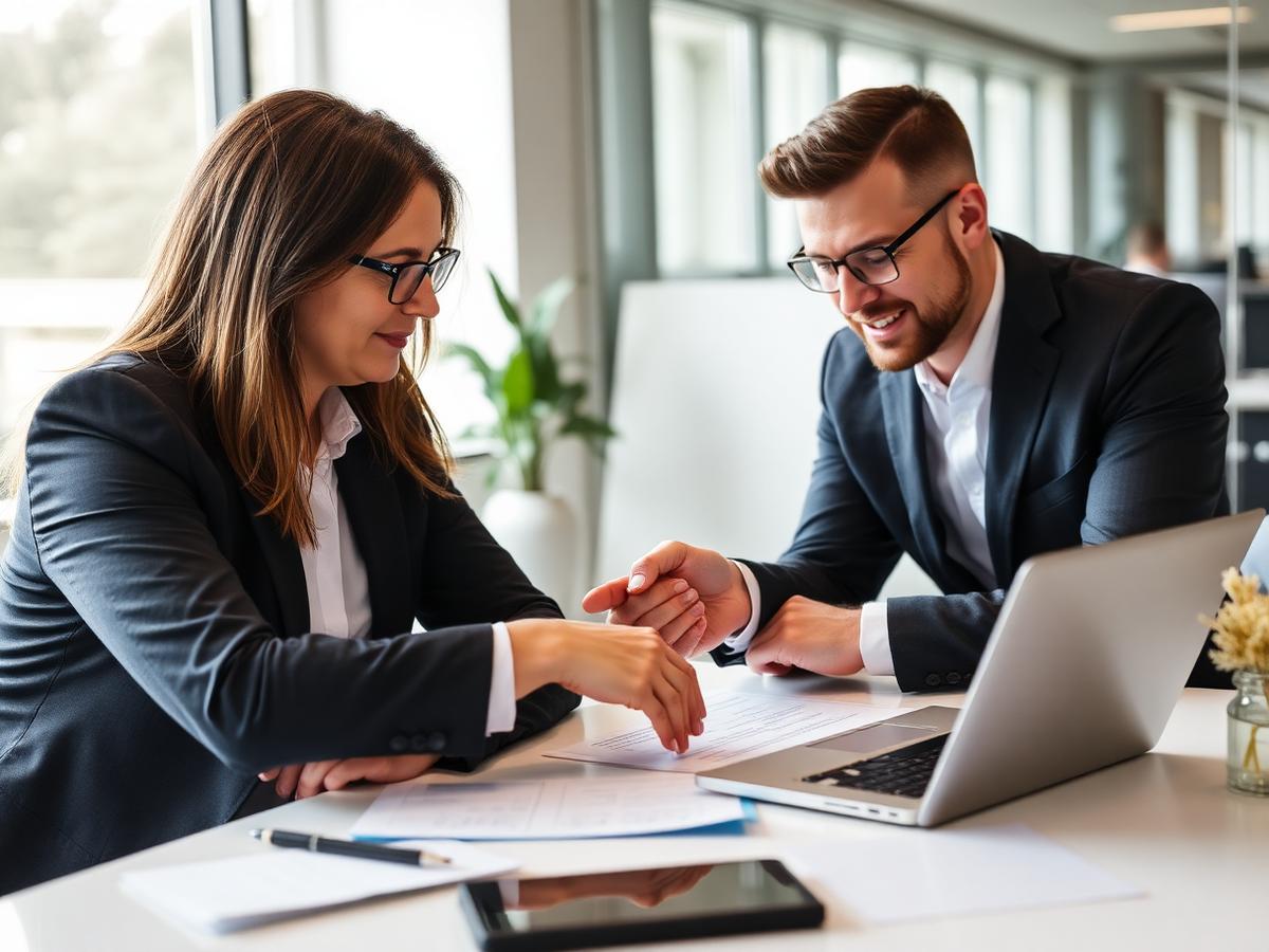 Conseiller ERGONOM accompagnant une entreprise dans son dossier de financement